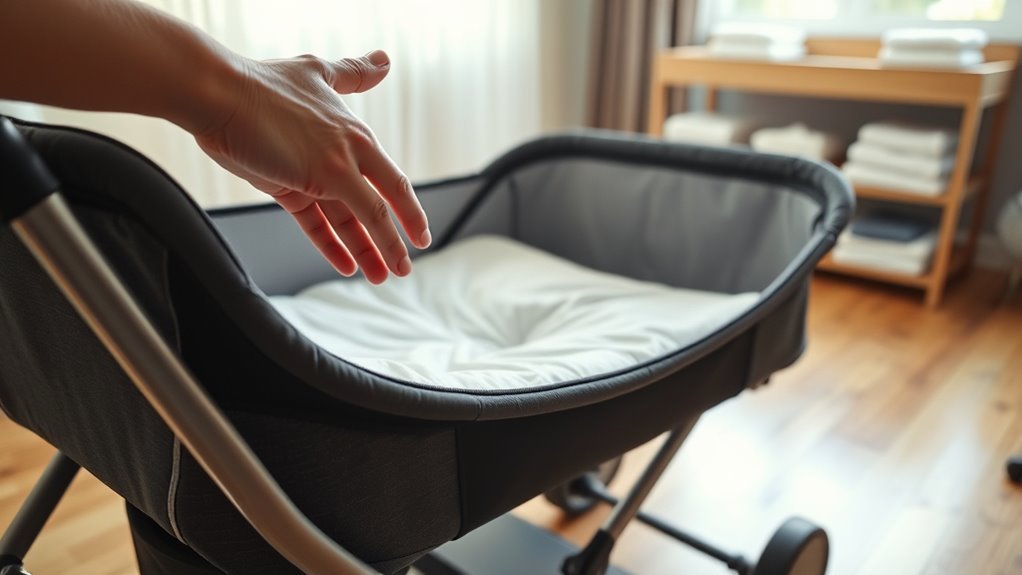 uneven bassinet installation issues
