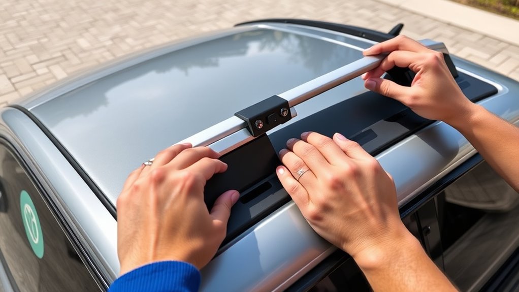 unlock rav4 cross rails easily