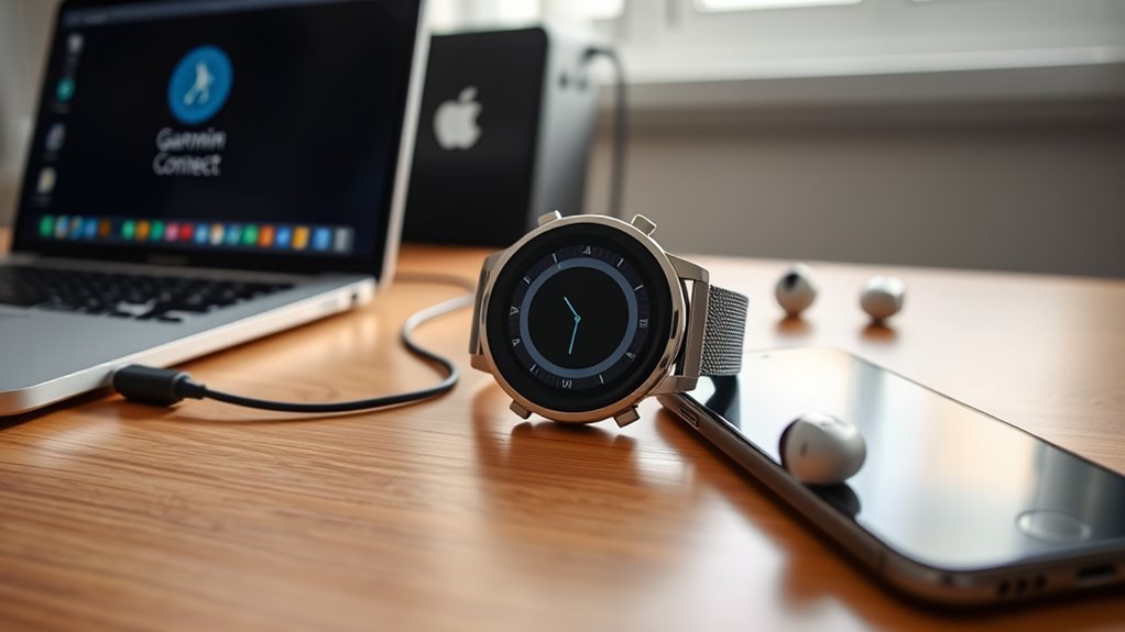 update garmin watch software
