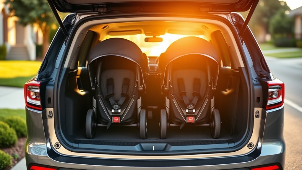 uppababy cruz strollers trunk