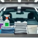 windshield off gassing cleaning products