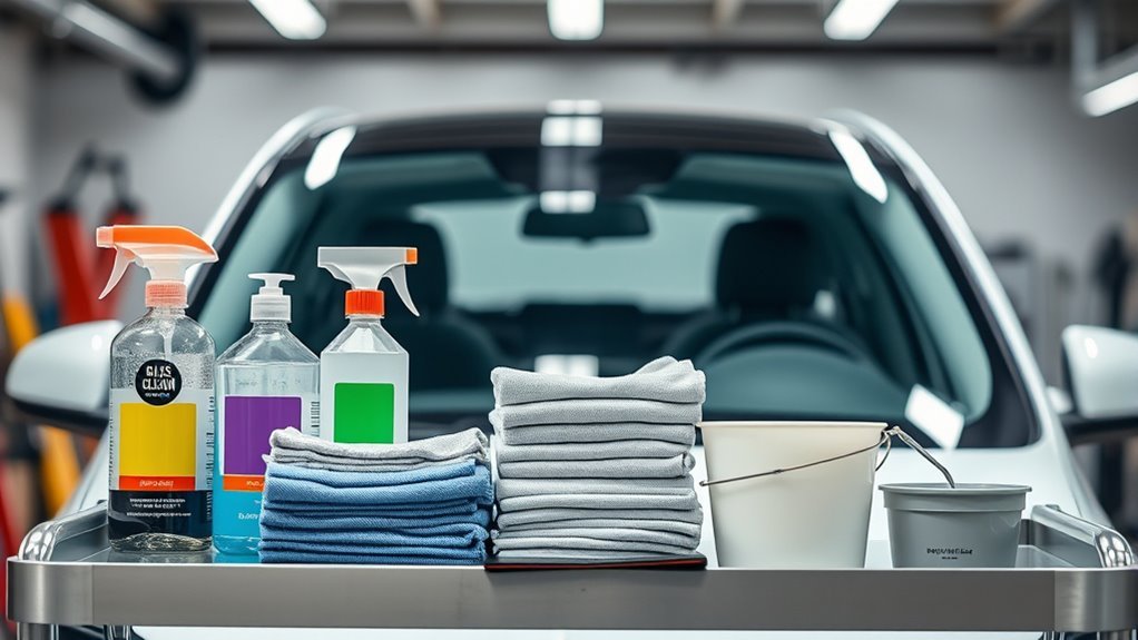 windshield off gassing cleaning products