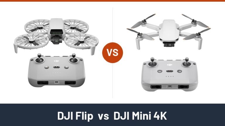 DJI Flip vs DJI Mini 4K comparison