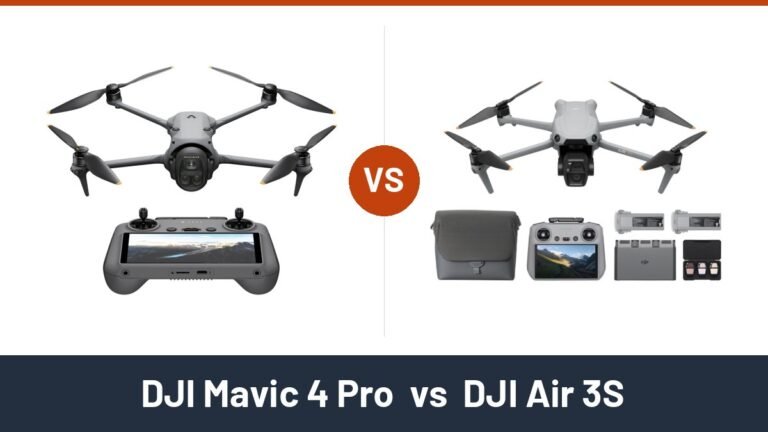 DJI Mavic 4 Pro vs DJI Air 3S comparison
