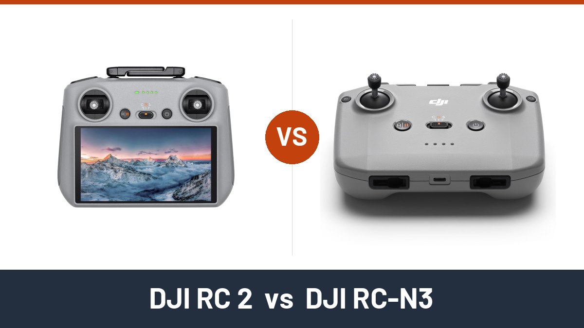 DJI RC 2 vs DJI RC-N3 comparison