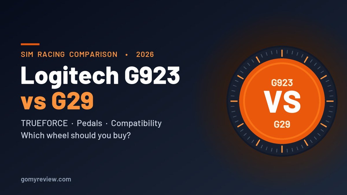 Logitech G923 vs G29 racing wheel comparison