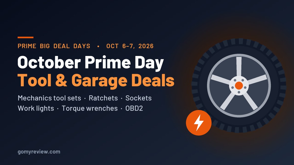 October Prime Day 2026 tool and garage deals
